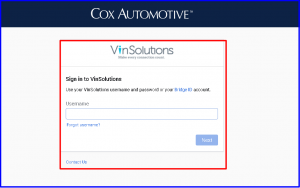 VIN Solutions Login